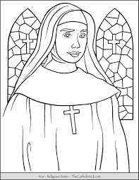 Enjoy these halloween coloring pages — many with bible verses. Nun Easy Coloring Pages Jambestlune