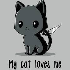 My Cat Loves Me Cute Animal Drawings Kawaii Cute Cartoon Drawings Cute Animal Quotes