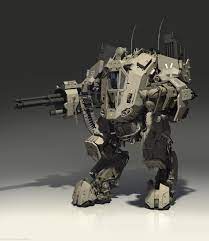 3d Model For Crytek Mesh Boss Hi Poly Denis Didenko Mech Armor Concept Robot Art