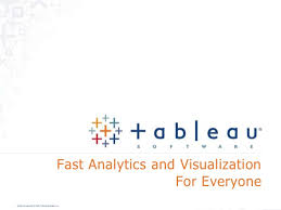 Tableau Software Business Analytics And Data Visualization