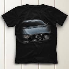 Mercedes Benz Black Unisex T Shirt Tees Shirts Siyah