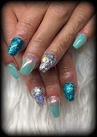 Nails Nailart Naildesigns Ombre Glitter Cute Mermaid Short Love Summer Summerstyle Summervibes Acrylic Nails Nails Acrylic