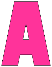 Birthday banner for young girls. 8x10 5 Inch Pink Printable Letters A Z 0 9 Printable Party Com