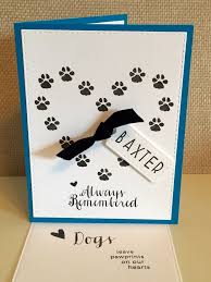 Sssfave Pawprints On Our Hearts Stamps And Bundle Of Stitched Shapes Dies Pet Sympathy Cards Dog Sympathy Card Card Craft