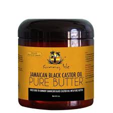 Sunny Isle Jamaican Black Castor Oil Pure Butter 8oz Black Castor Oil Jamaican Black Castor Oil Castor Oil