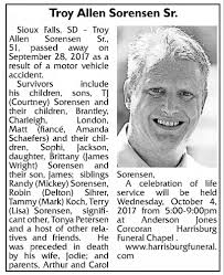 Obituary for Troy Allen Sorensen Sr.