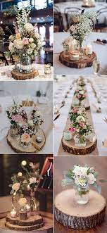 20 Rustic Tree Stump Wedding Centerpieces Roses Rings Flower Centerpieces Wedding Rustic Wedding Centerpieces Barn Wedding Decorations