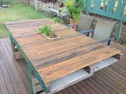 Outdoor Timber Dining Table 1001 Pallets Timber Dining Table Pallet Outdoor Wood Pallet Tables