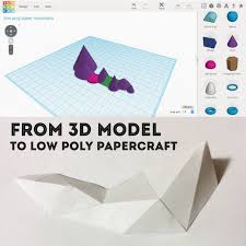 Print and make easy to assemble paper toys for free! Introduction To Low Poly Papercraft Paper Crafts Low Poly Diy Paper