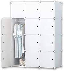 Save on closet wardrobe armoire. Portable Wardrobe Closet For Hanging Clothes Combination Armoire Modular Cabinet For Space Saving Ideal Storage Organizer Cube For Books Toys Towels 12 Cube Buy Online At Best Price In Uae Amazon Ae