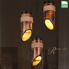 Bamboo Chandelier Bamboo Lamp Bamboo Light Pendant Light Fixtures