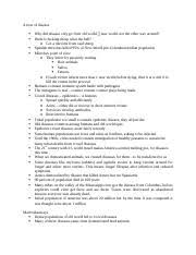 Arrow Of Disease Notes Arrow Of Disease Why Did Disease Only Go From Old World New World Not The Other Way Around Dude Is Fucking Sheep What The Hell Course Hero