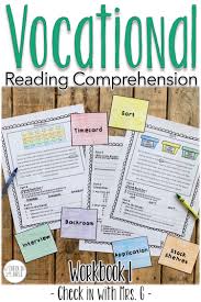Teach Vocational Education For Special Needs With Reading Comprehension Engage Your Reading Comprehension Life Skills Classroom High School Special Education