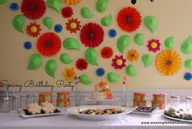 Simple Decoration For Birthday Party At Home For Adults Spring Birthday Party For Kenzie Spring Birthday Party Decorations Spring Birthday Party Spring Birthday