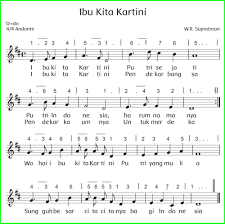 Ibu kita kartini pendekar bangsa pendekar kaumnya untuk merdeka. Lirik Lagu Ibu Kartini