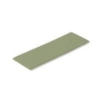 Lab rectangular green porcelain tray 10.94x3.54 inch