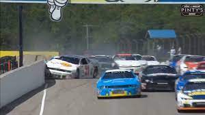 The championship race of nascar's playoffs will be broadcast on nbc. Nascar Pinty S Series 2019 Canadian Tire Motorsport Park 2 Restart Crashes Youtube