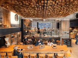 Check Out Starbucks Beautiful New Concept Store In Amsterdam Jpg 3276 2457 Starbucks Bangunan Ruangan