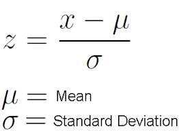 The Z Score Formula For Standard Bell Curves Statistics Math P Value Statistics Notes