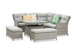 Grey Aquata Outdoor Lounge Dining Setting Amart Furniture