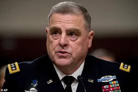 The current chairman of the joint chiefs of staff, gen. Trump Picks General Mark Milley As Next Top Military Adviser Daily Mail Online