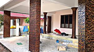 Maybe you would like to learn more about one of these? New Exterior Pillars Texture Designing Simply Cement Pillars Design Asian Paints And Jotun Paints Youtube