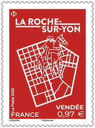 La poste est là pour vous en ligne, sur place, même en des temps difficiles. Vendee La Poste Lance Un Timbre La Roche Sur Yon Le Journal Du Pays Yonnais