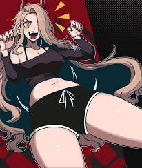 2020s 2023 anime big breasts blonde hair bra strap breasts chainsaw man  clothing demon demon girl demoness exposed midriff fangs female gym shorts  hair covering eye horns light-skinned female light skin long hair long  sleeves manga ... - Rule 34