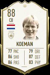 .koeman face in fifa 21 club pro ronald koeman face tutorial fifa 21 pro clubs look alike fifa 21 ronald ronald koeman pro clubs fifa 21 this face is actually made on fifa 20 but fifa 21 face. Ronald Koeman Fifa 21 Icon Player