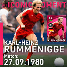K.rummenigge complete striker |terinding number 1 | pes | Pes Asia Pes2021 Iconic Moment Karl Heinz Rummenigge Facebook