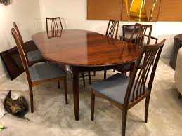 Buying a dining table is an exercise if finding balance between form and function. Extendable Dining Table Scandinavian Design 1960s In Rosewood Paul Bert Serpette