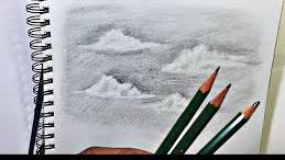 ✏️ COMO DIBUJAR NUBES A LAPIZ PARA PRINCIPIANTES - PASO A ...
