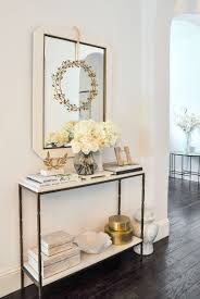 Projects And Plans Exciting Room Updates By Decor Gold Designs White Console Table Console Table Decorating Entry Decor