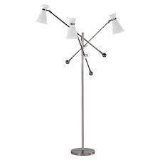 Havana Adjustable 3 Light Floor Lamp Three Light Floor Lamp Floor Lamp Design Nickel Floor Lamp