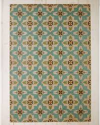Vintage Vinyl Floorcloths Kitchen Runner 330 3x 7 6 Vinyl Rug Vinyl Floor Covering Painted Rug
