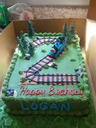 Thomas The Train Birthday Party Ideas For Toddlers Thomas The Train For 2 Year Old Train Birthday Cake Train Theme Birthday Party Trains Birthday Party