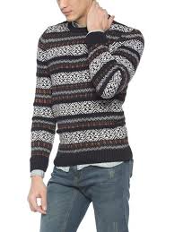 Desenli Bisiklet Yaka Kazak Lc Waikiki Moda Stilleri Moda Triko