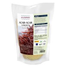 In hot water, a 1% solution forms a solid gel. Agar Agar Streifen Vegane Gelatine Fur Suss Und Salzig Algamar