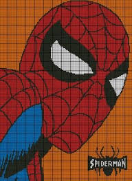 Spiderman Portrait Crochet Pattern C2c Crochet Pattern Free Crochet Stitches Diagram Spiderman Blanket
