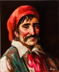 Pitxot, Antoni. Oil On Canvas "amour Eternal".