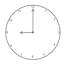 The problem is known as a clock angle problem where we need to find the angle between the hands (hour & minute) of an analog clock at a particular time. Find The Angle Between Minute And Hour Hand At 9o Class 11 Maths Cbse