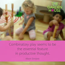 Combinatory Play Seems To Be The Essential Feature In Productive Thought Albert Einstein Early Childhood Quotes Play Quotes Childhood Quotes