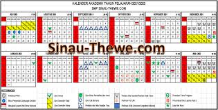 2021 kalender i excel regneark format. Kalender Pendidikan 2021 2022 Format Excel Sinau Thewe Com