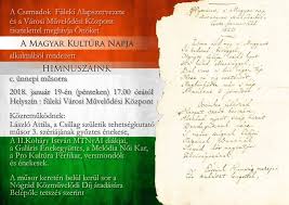 Ma van a magyar kultúra napja. A Magyar Kultura Napja Fuleken Atempo Sk Szlovakiai Magyar Zenei Kulturalis Portal