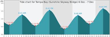 Tampa Bay Sunshine Skyway Bridge Tide Times Tides