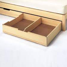 パイン材ベッド下収納ボックス 仕切付き 幅９４ 奥行６２ ５ 高さ１８ｃｍ 無印良品ネットストア ベッド下収納 パイン材 収納ボックス