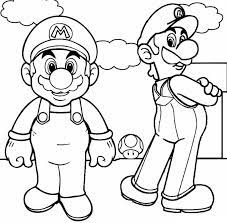Mario and luigi coloring pictures