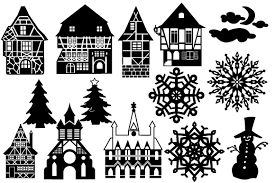 Download Christmas Scene Maker Svg Cut File By Creative Fabrica Crafts Creative Fabrica PSD Mockup Templates