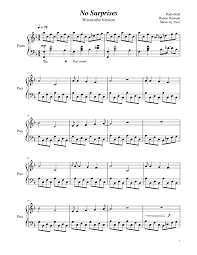 Select version 1 0 / tobi (0) tobi. Print And Download In Pdf Or Midi No Surprises Radiohead Ramin Djwadi Piano Tutorials Sheet Music Piano Music