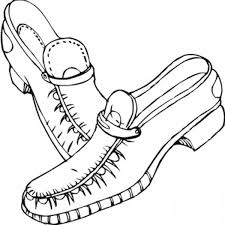 You can do a shoe coloring page for the kids or you can do motions that teach them about counting. Leather Shoes Coloring Page Coloring Sky